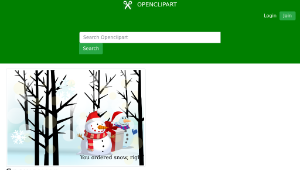 openclipart圖庫：Snowcover縮圖