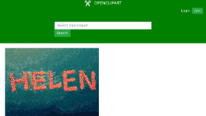 openclipart圖庫：REQUEST: HELEN stitched縮圖