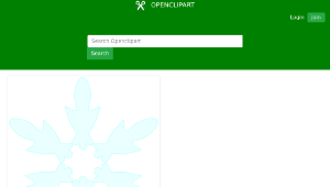 openclipart圖庫：Snowflake 2-資源代表圖