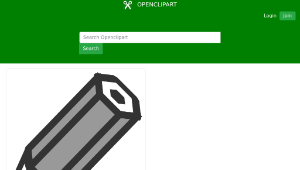 openclipart圖庫：pencil icon縮圖