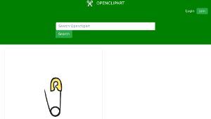 openclipart圖庫：Safety Pin縮圖