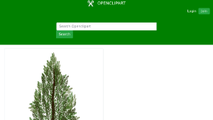 openclipart圖庫：Pine tree縮圖