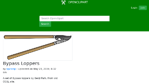 openclipart圖庫：Bypass Loppers縮圖