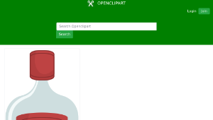 openclipart圖庫：bottle-資源代表圖