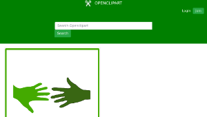 openclipart圖庫：eco green solidarity icon