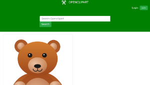 openclipart圖庫：Teddybear