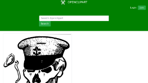 openclipart圖庫：Skipper skull縮圖