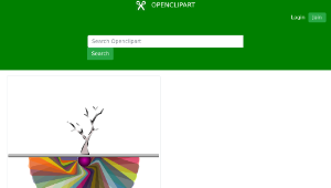 openclipart圖庫：Raices coloridas-資源代表圖