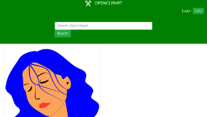 openclipart圖庫：Girl -資源代表圖
