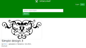 openclipart圖庫：Simple design 3縮圖