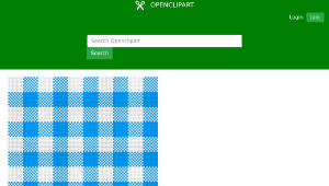 openclipart圖庫：Checker Plaid Cloth Blue White-資源代表圖