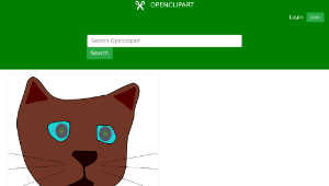openclipart圖庫：cat2縮圖