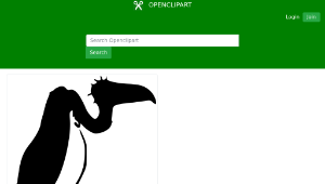 openclipart圖庫：vulture silhouette-資源代表圖