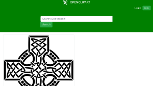 openclipart圖庫：Celtic Cross 4 Optimized-資源代表圖