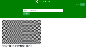 openclipart圖庫：Seamless Herringbone Pattern-資源代表圖