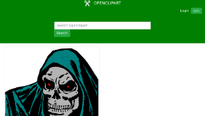 openclipart圖庫：Skeleton man-資源代表圖