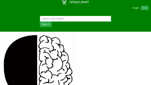 openclipart圖庫：Brain Light Bulb By Elisa Riva-資源代表圖