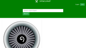 openclipart圖庫：Jet Engine縮圖