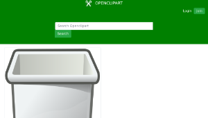 openclipart圖庫：White trash縮圖