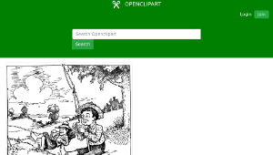 openclipart圖庫：Fishing Boys-資源代表圖