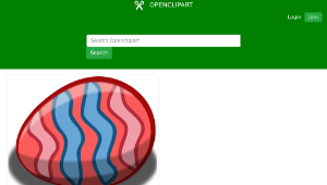 openclipart圖庫：Easter egg 3縮圖