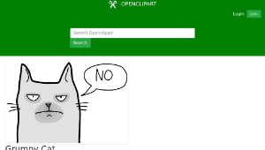 openclipart圖庫：Grumpy Cat-資源代表圖