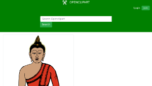 openclipart圖庫：Sitting Buddha-資源代表圖