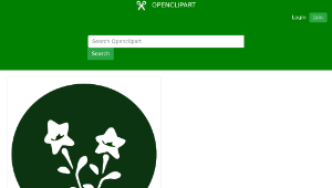 openclipart圖庫：Flower-bell flower-資源代表圖