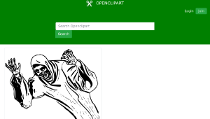 openclipart圖庫：Death Specter縮圖