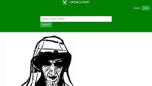 openclipart圖庫：Scary Old Man縮圖