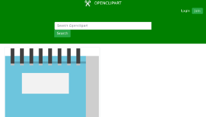 openclipart圖庫：block notes
