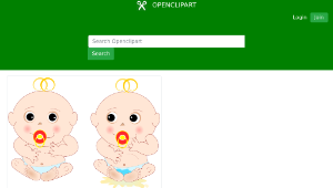 openclipart圖庫：BEBE...oops!縮圖