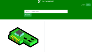 openclipart圖庫：network card縮圖