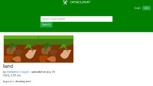 openclipart圖庫：land-資源代表圖