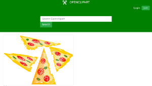 openclipart圖庫：Pizza縮圖