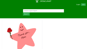 openclipart圖庫：Mothers Day 06