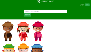 openclipart圖庫：WINTER KIDS PART 2-資源代表圖