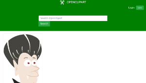 openclipart圖庫：Old vampire character