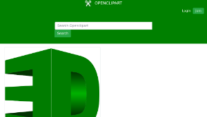 openclipart圖庫：3D縮圖