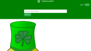 openclipart圖庫：St. Patrick's Day smiley縮圖
