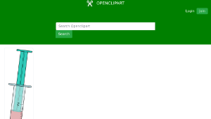 openclipart圖庫：Beispiel-Spritze縮圖