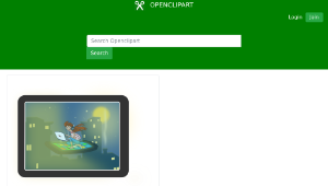 openclipart圖庫：I-POD Surfer縮圖