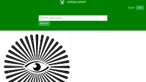 openclipart圖庫：All Seeing Eye Rays縮圖