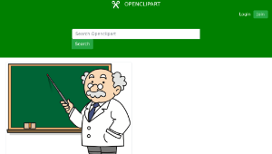 openclipart圖庫：Male Teacher (#2)