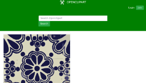 openclipart圖庫：Mexican tile 02-資源代表圖