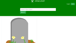 openclipart圖庫：The grave of Johnny Jay-資源代表圖