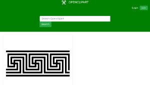 openclipart圖庫：Ancient Greek Meander 4-資源代表圖