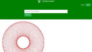 openclipart圖庫：Red Spiral-資源代表圖