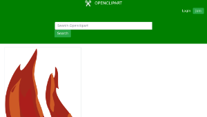 openclipart圖庫：Small Flame縮圖