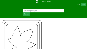 openclipart圖庫：Autumn Icon Coloring page